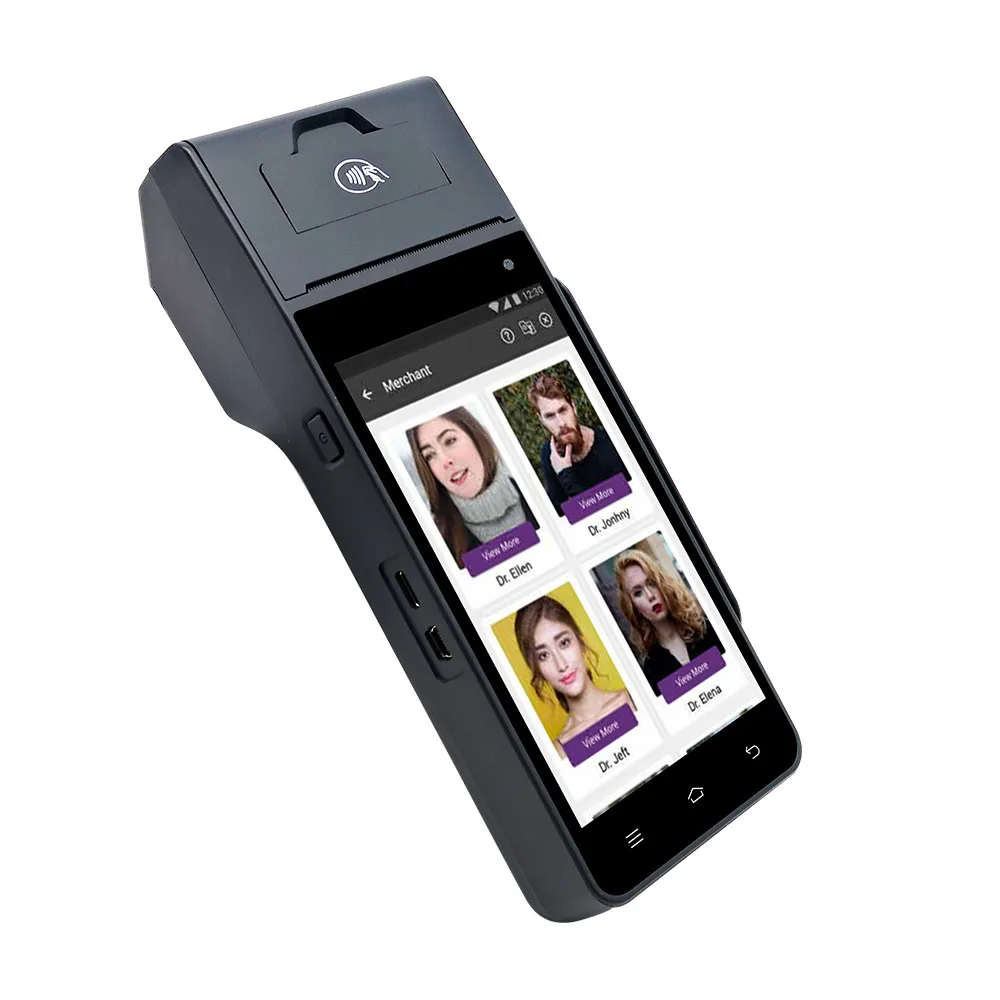 ZCS Z90 Crypto POS Barcode Scanner Thermal Printer 4G Wifi All in One  Machine Android Mobile POS Systems