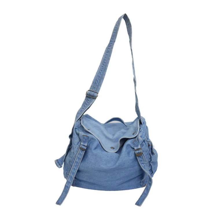 Source High storage capacity denim tote bag ladies crossbody bags shoulder  bag for women on m.