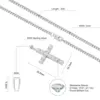 1.10ct Con Cadena Cubana S925 de 2mm y 20''-0240SL