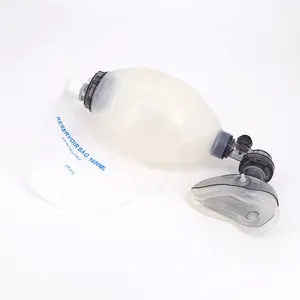 Silicone Resuscitator Emergency Valve PVC Manual Resuscitator Ambu Bag
