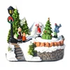 Arbre de Noël lumineux petite maison