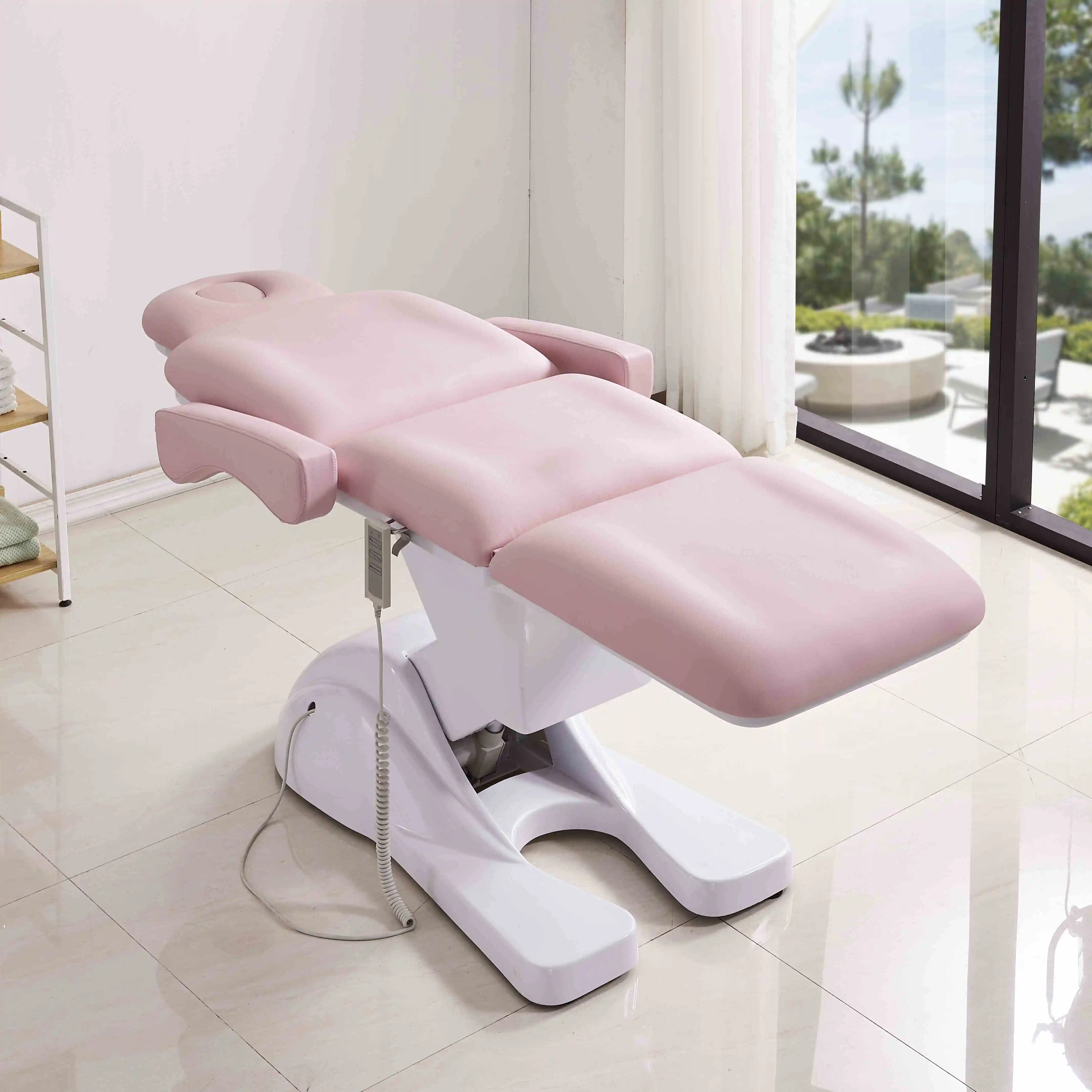 Cheap Beauty Salon Facial Bed for Sale Modern Pink Massage Spa Table  Electric