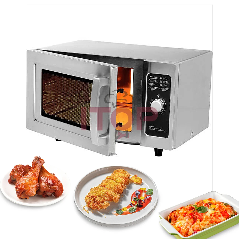 110V-220V/50Hz-60Hz対応 グリルとコンベクション機能付き卓上電子