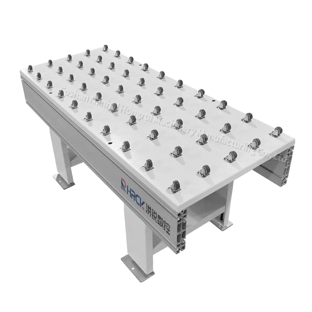 Small unpowered container unloading robot slide roller conveyor assembly line stainless steel roller conveyor