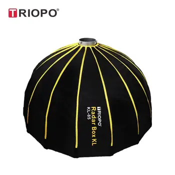 Triopo KL-85 CM Easy Lock Collapsible Silver Beauty Dish Diffuser Speedbox Quick Folding Softbox With Bowens Mount