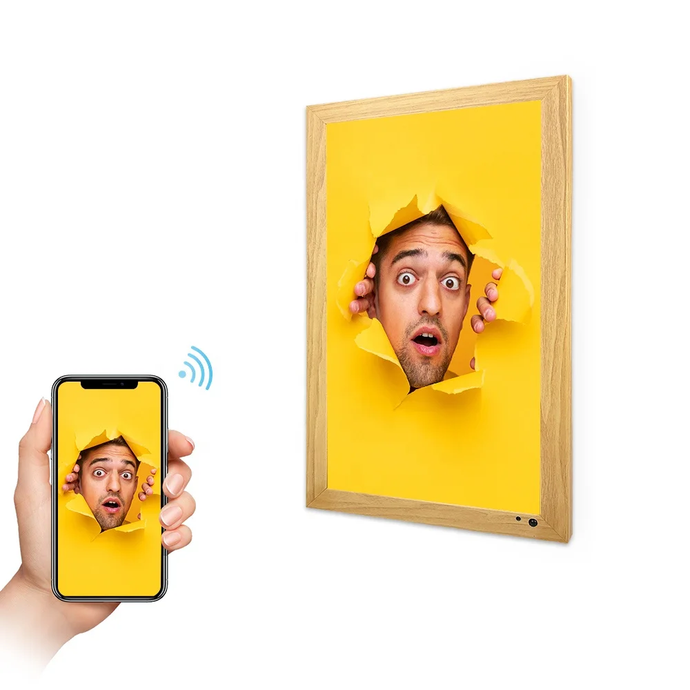 Умная цифровая художественная рамка художественный холст Wi-Fi Hd-дисплей для изысканных картин настенные фотографии
