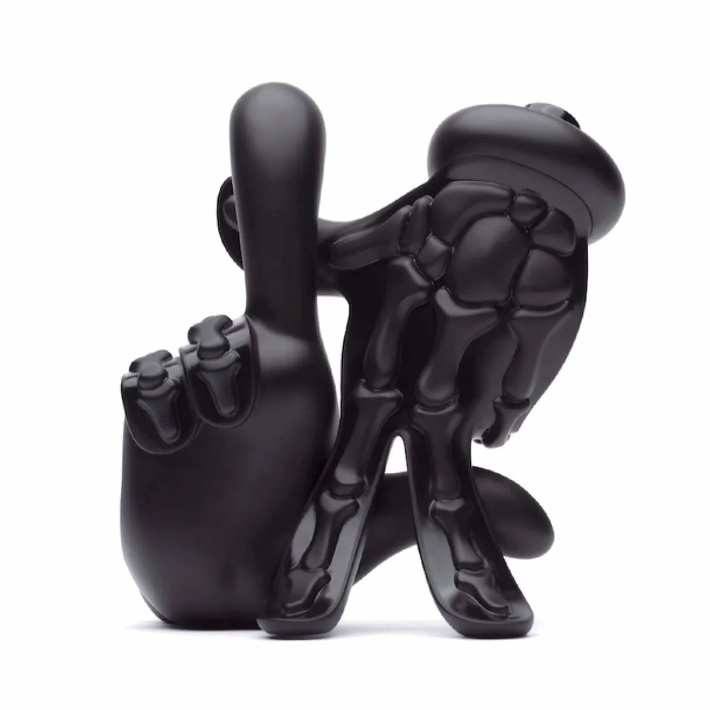 Custom ODM 4D Semi-Anatomic PVC Vinyl Action Figure Toy Middle Finger Pose for Photo Art Model Made of Durable Plastic