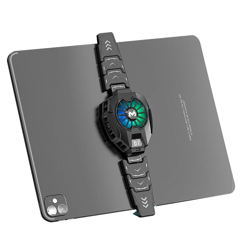Hot Sell Universal Fast Cooler Radiator Tablet Cooling Fan With LCD Digital Display for ipad