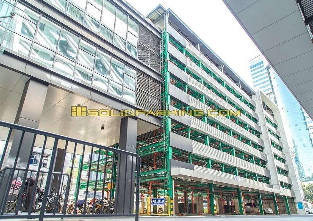 Low Price 2-Floor Four-Post Puzzle Parking System for Car Storage Project