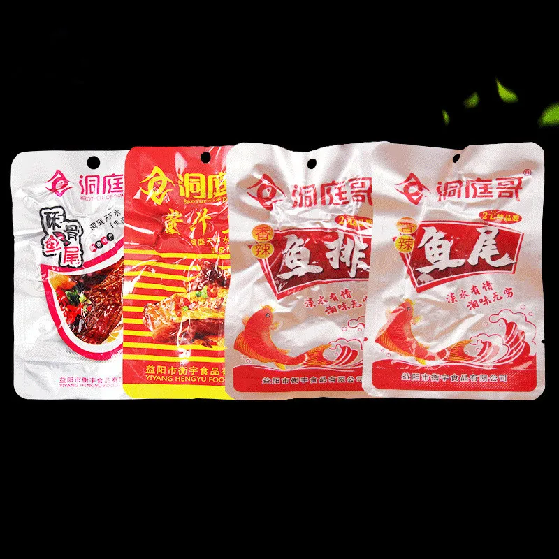 Dongtingge рыбий хвост стейк с рыбьим хвостом 26 г пряные и слегка острые рыбные хвосты Специальные закуски из Хунана