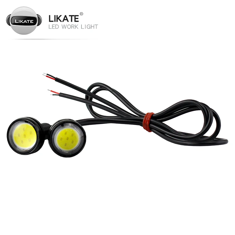 Universal Waterproof Backup Reverse Bulb Daytime Running Lights DC 12v 23mm Car Light LED Eagle Eye