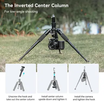 SmallRig VT-20 Aluminum Mini Tripod, 20" Desktop Tripod with 360 Ball Head, Compact Desktop Tripod for DSLR Camera Video detail image