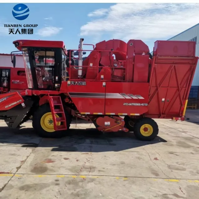 Corn Picker Machine with Chopping Corn Stalk 4rows Corn Harvester Manufacturer