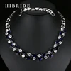 white gold plated-blue