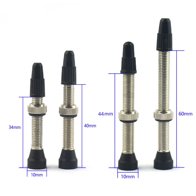 Extremely air-tight 44mm 50mm French tubeless presta valve long stems 70mm 80mm