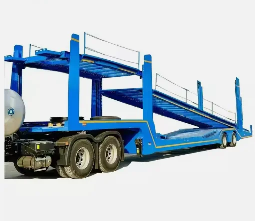 2 Layer 8-10 Car Hydraulic Lifting Car Trailer Heavy Vehicle Transport Semi Trailer Car Carrier Truck Trailer