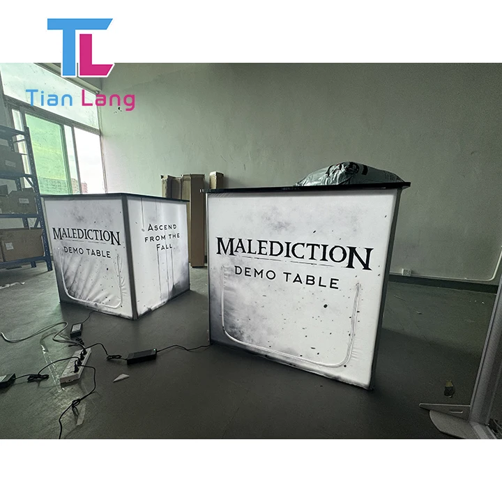 Sovrinis dizainas rodyti stendą parodos iškylančią priešakį modulinės sistemos laisvai stojančios reklamos skatinimo priešakys pagal užsakymą