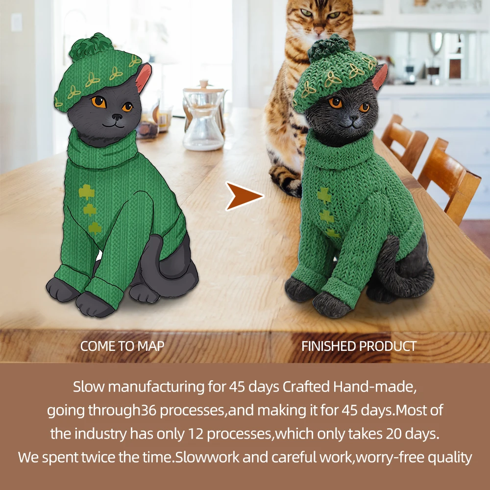 Made Resin Figurines Crafts Statue Sculpture Ornament China Dog Statues