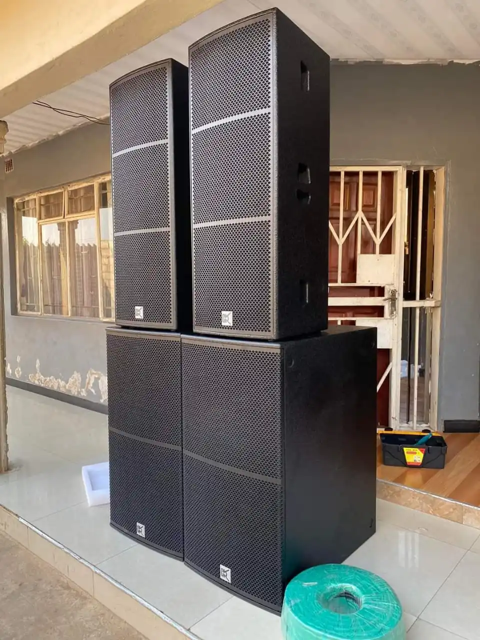 Stage Sound Equipment Big Power Dual 15 Inch Karaoke 900W RMS 3600W PEAK PA System Dj Outdoor Event Full Range Spekers