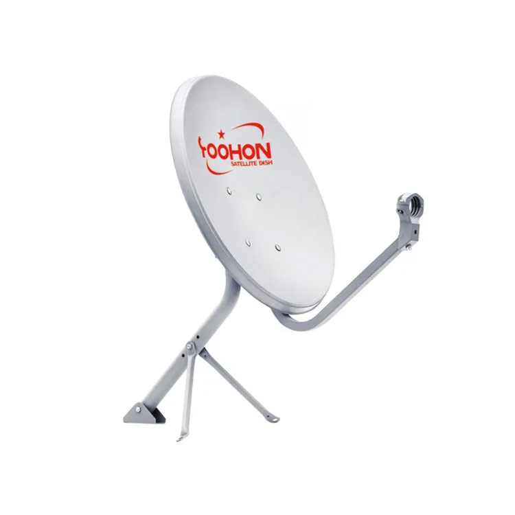 Universal KU Band 45cm Outdoor Satellite Dish Antenna with Steel Plate Construction Wall or Ground Mount