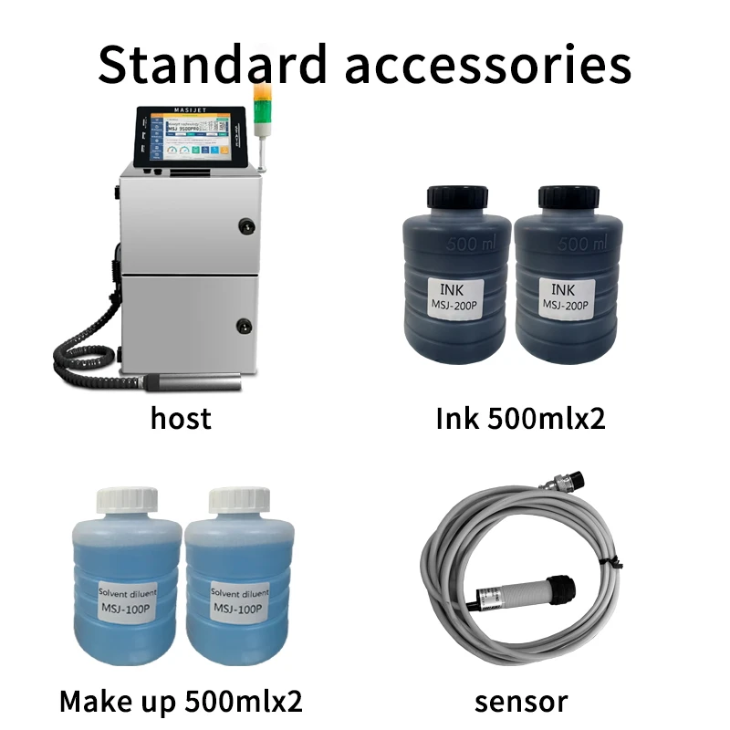 High Quality Compact Cij Small Character Inkjet Printer Easy to Operate with Solvent Ink Price From Manufacturers