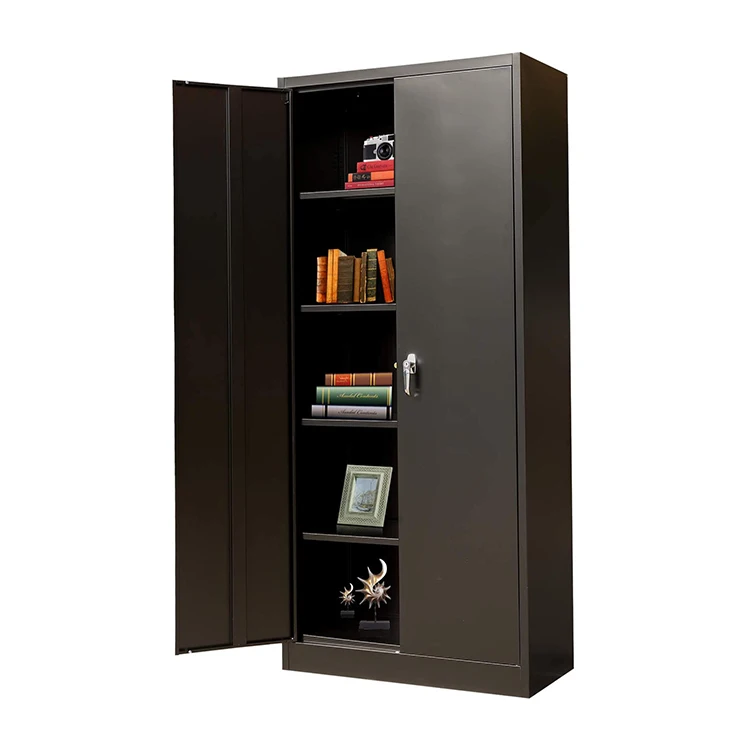 Home Office Furniture 2 Door Lockable Office File Home Bookcase
