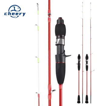 Solid Carbon Slow-Swing Half-Boat Luya Style Slow Jigging Boat Fishing Rod for Spanish Mackerel 2-Piece with Rotating Guides – Metal Jig – view 2