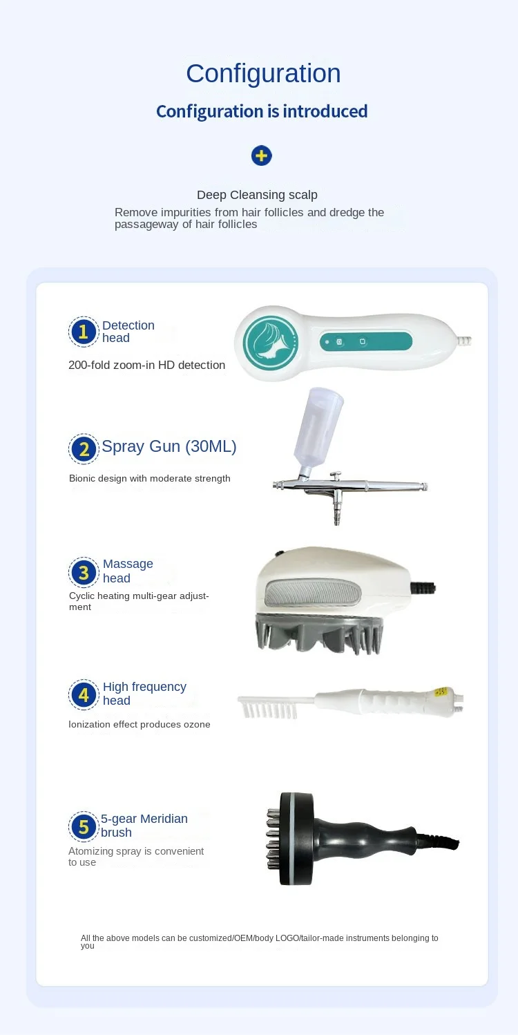 Tik Tok Dernières Tendances Cuir Chevelu Et Machine De Croissance Des