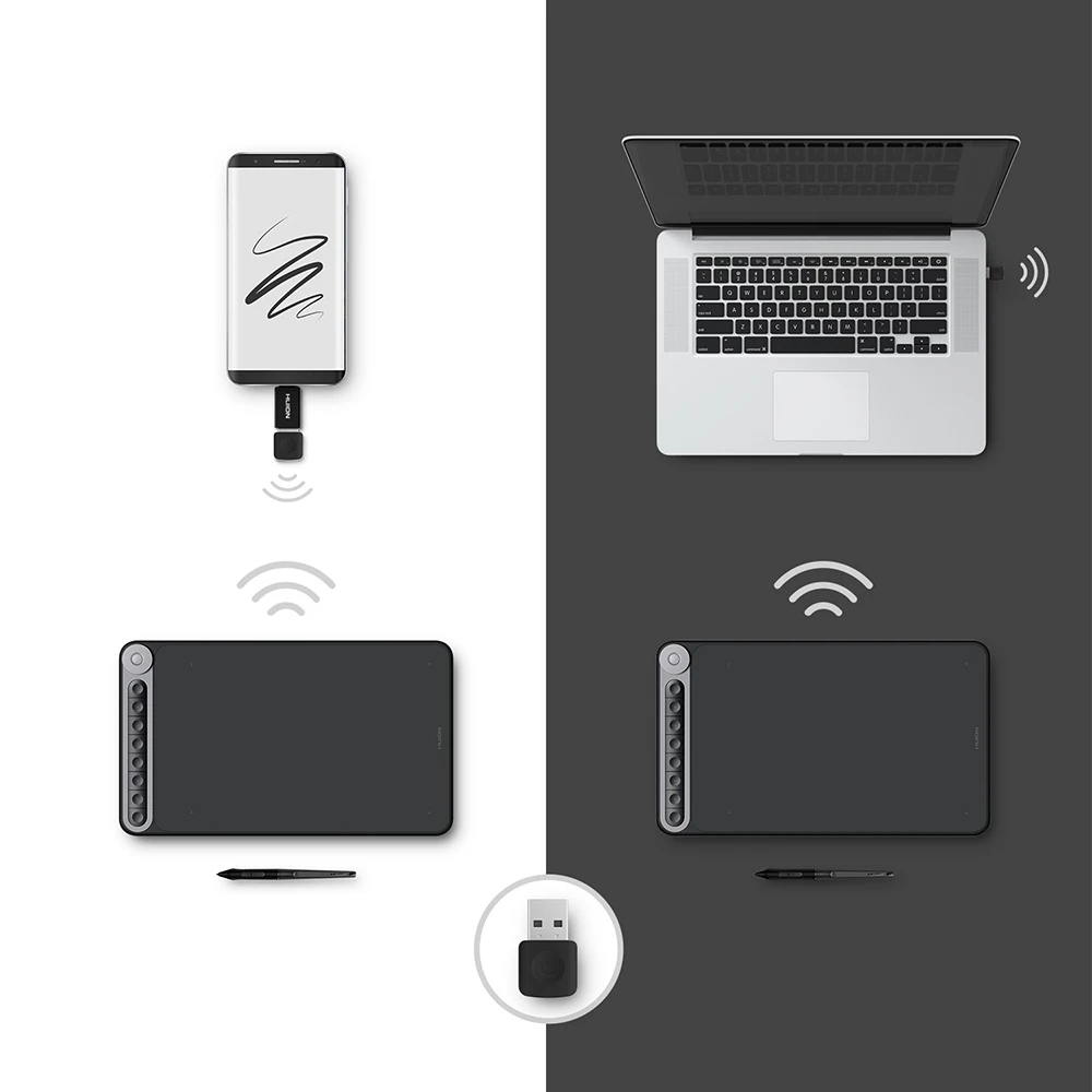 Huion Inspiroy Dial Q620M - Precision Graphic Tablet