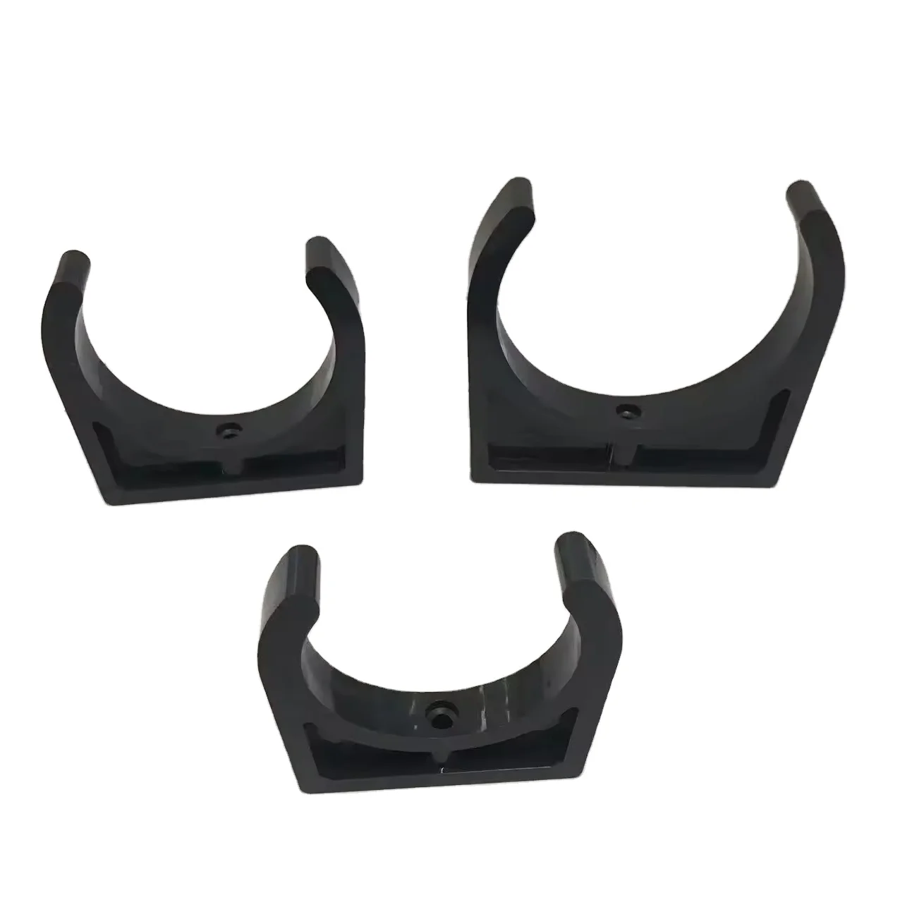 Wholesale DIN Standard U Shape PVC Pipe Bracket 1/2 Inch 3/4 Inch 1 Inch 2Inch 3Inch 4Inch UPVC Plastic PVC Pipe Clamps