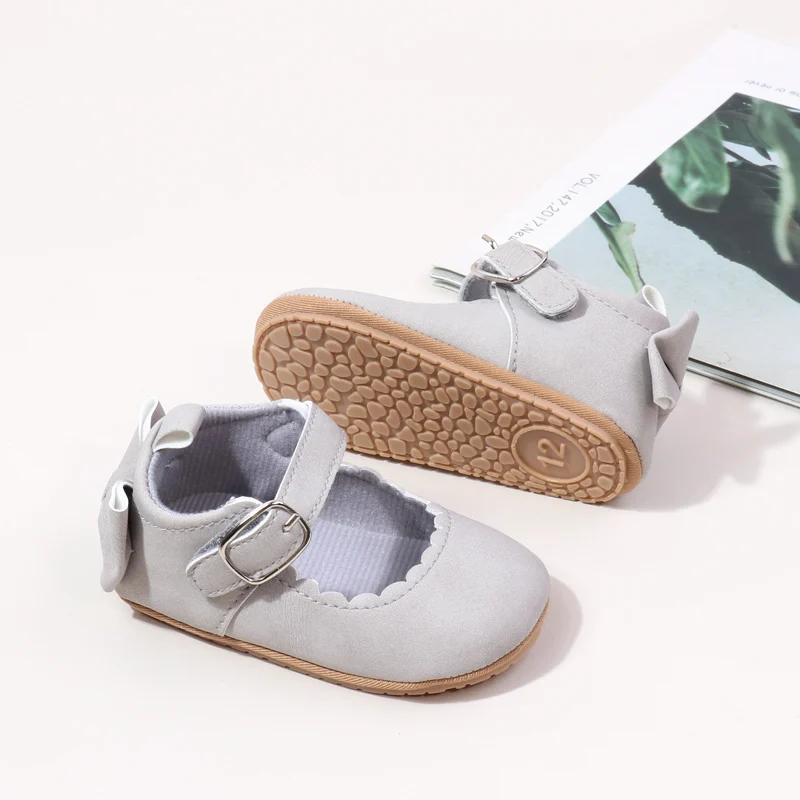 Factory Directly Beautiful Fancy Baby Girls Shoes Soft Sole Newborn Infant Shoes for Girls Cute Bowknot for Toddler Girls supplier