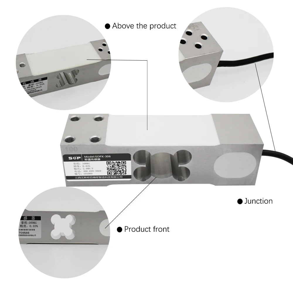 Truck Scale Load Cell 50kg 100kg 200kg 300kg Single Point Load Cells ...