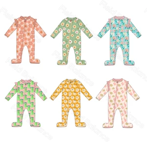 Australia Custom Sun protection UPF 50+rash Guard Fabric Boys Girls Swimwear Long-sleeved Rompers Children's Swimwear