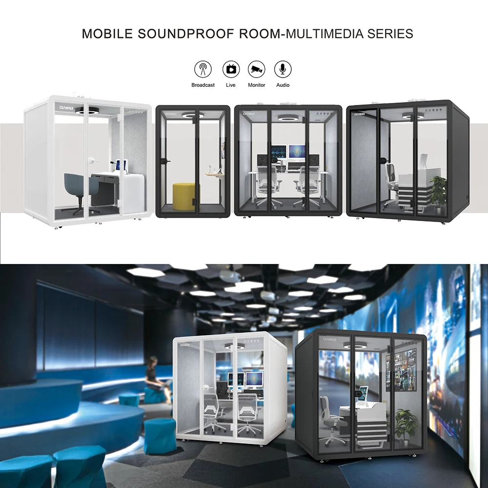 35db Soundproof Portable Studio Booth Drum Pod Silent Recording Booth Can Bu Used of Personal Workshop in Public Area