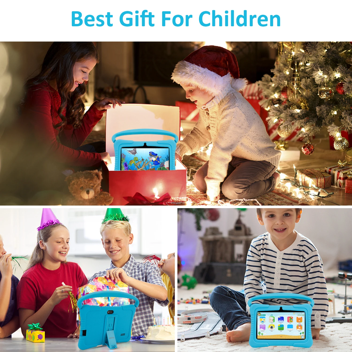Popular New Design 7 Inch Android Tablette Learning Kids Tablet Pc Wifi BT Baby Pad Android Tablet