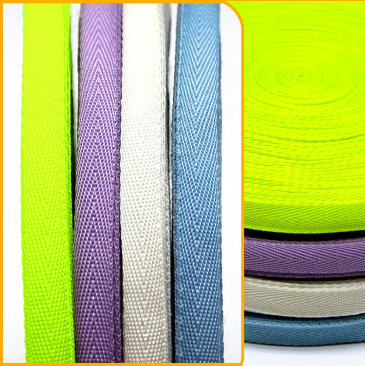 Baiyuheng Factory customized logo high quality luminous polyester webbing high gloss reflective webbing