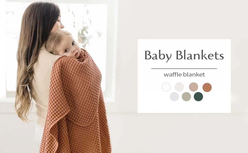 Woven Waffle Baby Blanket