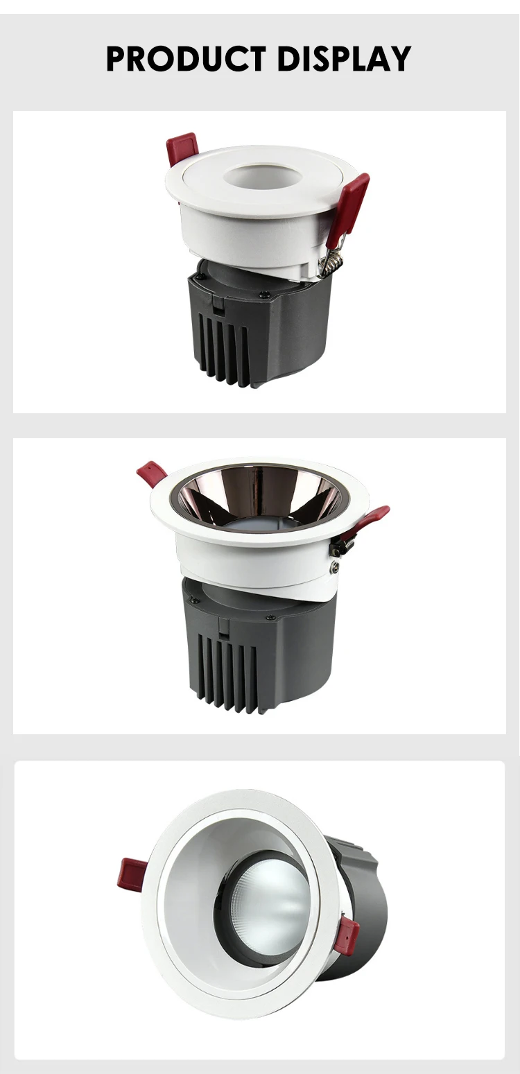 lc1042 high performance aluminum 5w 12w 18w ceiling recessed mounted cob led spotlight-4