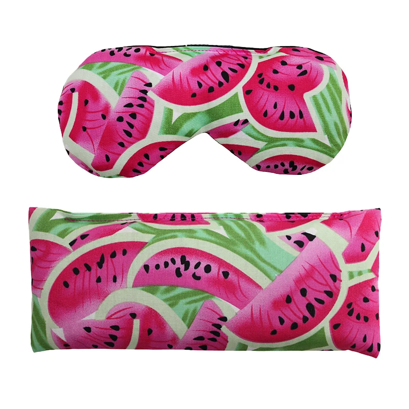 factory wholesale hot food pack microwave clay beads heat pack heat pad wrap weighted heated eye mask for pain relief