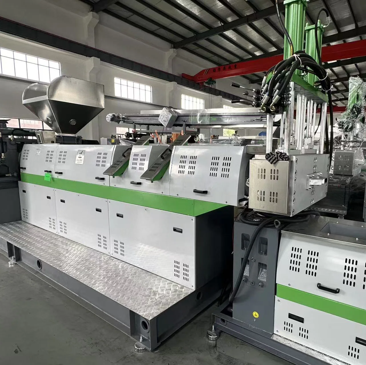 PP PE HDPE LDPE PVC Plastic Pellets Making Machine New Granulating Plastic Machine Price for Manufacturing
