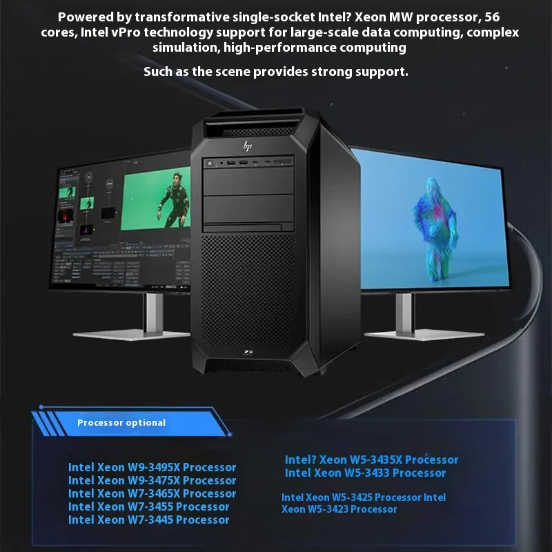 Affordable HP Z8 Fury G5 Workstation: Xeon W5-3535X, 128GB RAM