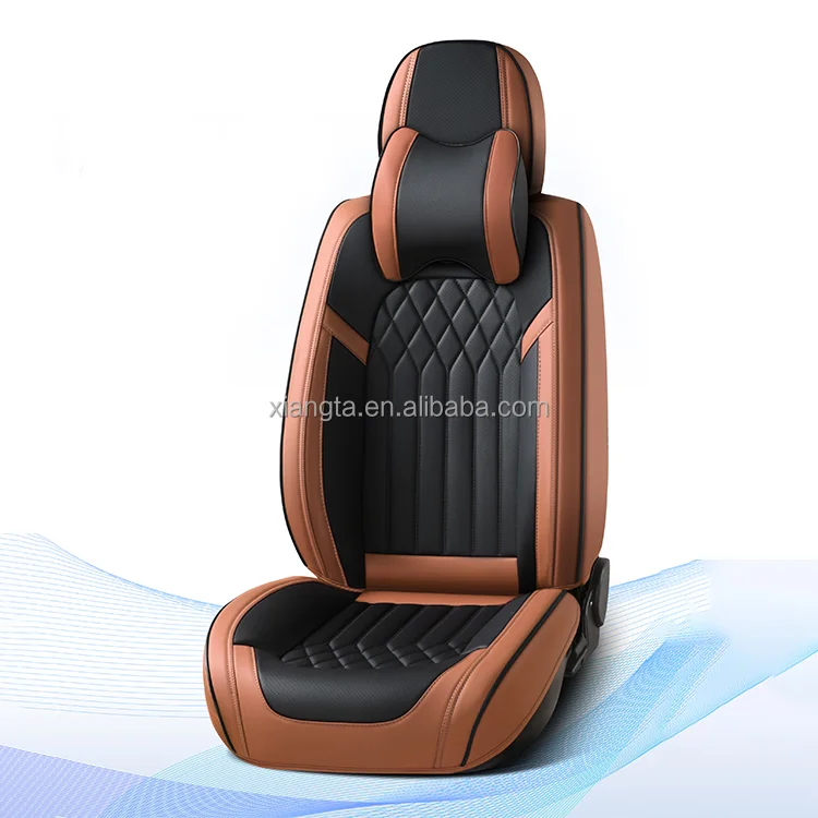 Xiangta 5D 9D 5-местный полностью покрытый винно-Красный Универсальный чехол для подушки сиденья автомобиля из искусственной кожи роскошное украшение интерьера