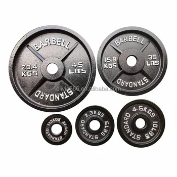 Hot Selling Commercial Round Weight Lifting Plates Sports Gym Equipment Free Weight Barbell plates