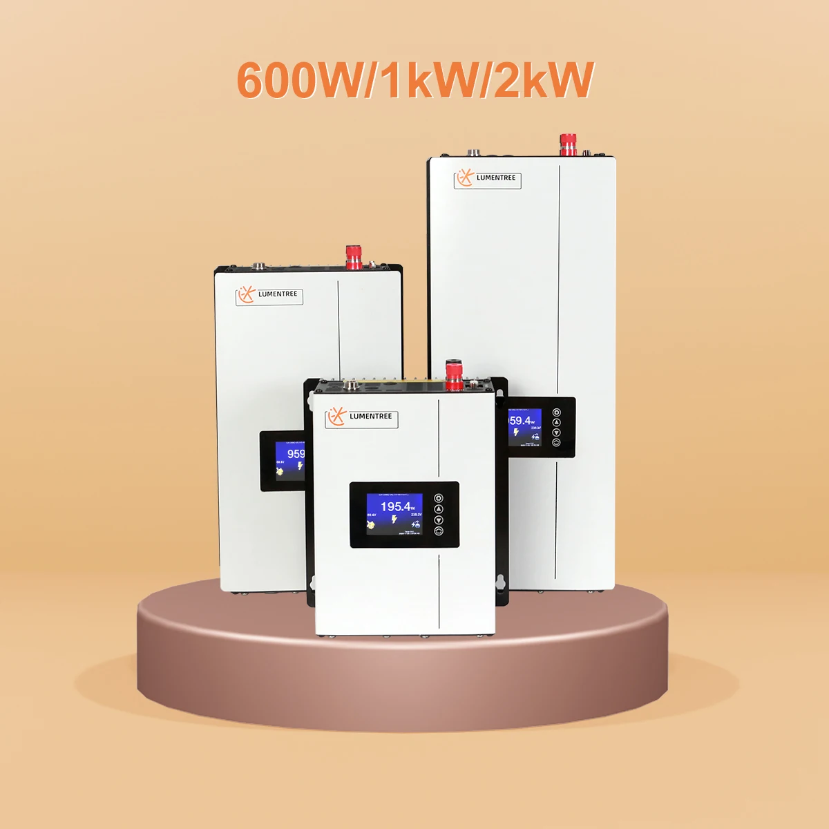Lumentree On Grid Solar Inverter 600w 1kw 2kw Dc 2590v Limiter Sensor