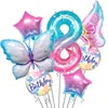 Azul y rosa número 8