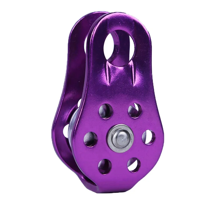 
 20 кН одиночный алюминиевый микро-шкив для скалолазания  