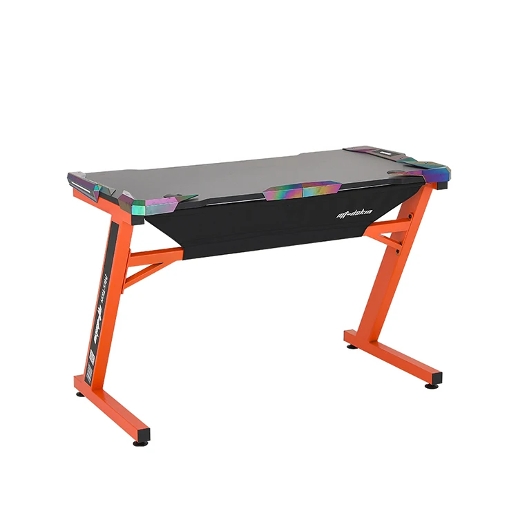 2021 Factory Main Product Best Cheap Gaming desk With Led Lights