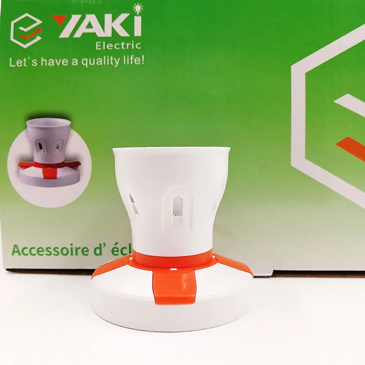 Yiwu Factory Direct Sales -pin Type Wall Lampholder Bulb Base Lamp Holder