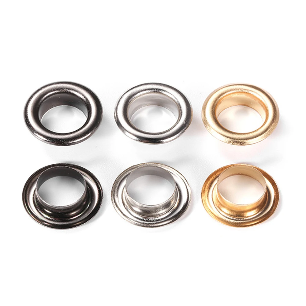 Хорошая цена маленькие люверсы 4 мм 5 6 8 металлические медные из нержавеющей стали на заказ