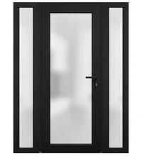 Custom hurricane proof exterior commercial store doors aluminum low-e glass casement swing front hinged French door